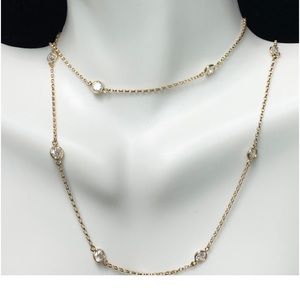 Diamonds by the yard 18kt necklace